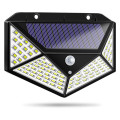 Four-sided 100LED solar light landscape garden wall light outdoor waterproof wall lighting street